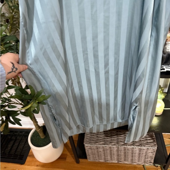 Danskin Gray and Green Sleeveless slip midi Dress size Xl - Picture 6 of 10